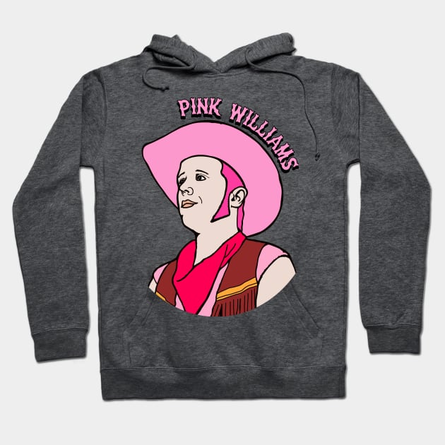 Pink Williams Portrait Hoodie by Pink's Mercantile  